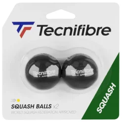 Tecnifibre BALLES SQUASH POINT JAUNE PAR 2