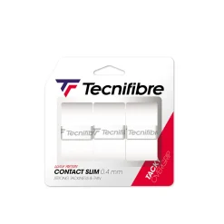 Tecnifibre CONTACT SLIM WHITE (BOÎTE DE 12 PACKS)