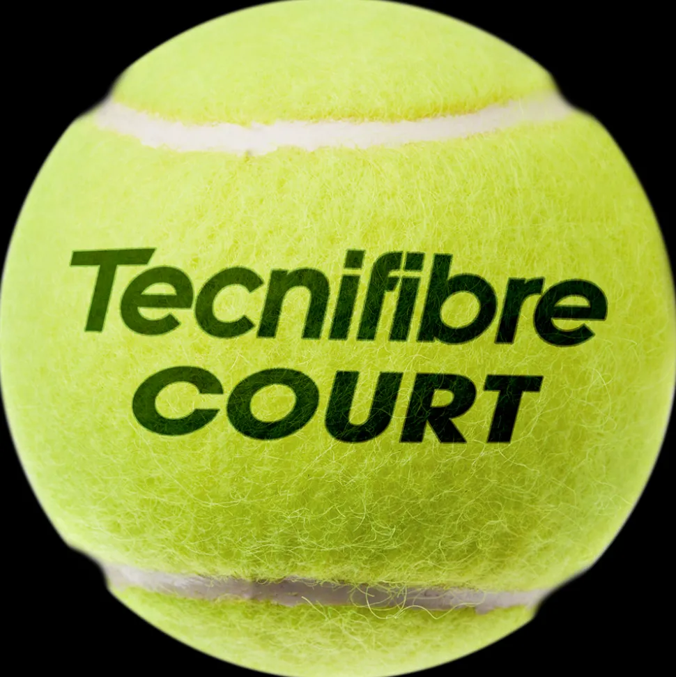Tecnifibre COURT : CARTON DE 18 BIPACKS DE TUBES DE 4 BALLES DE TENNIS