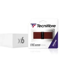 Tecnifibre LEATHER GRIP (boîte de 6 packs d'1 grip)