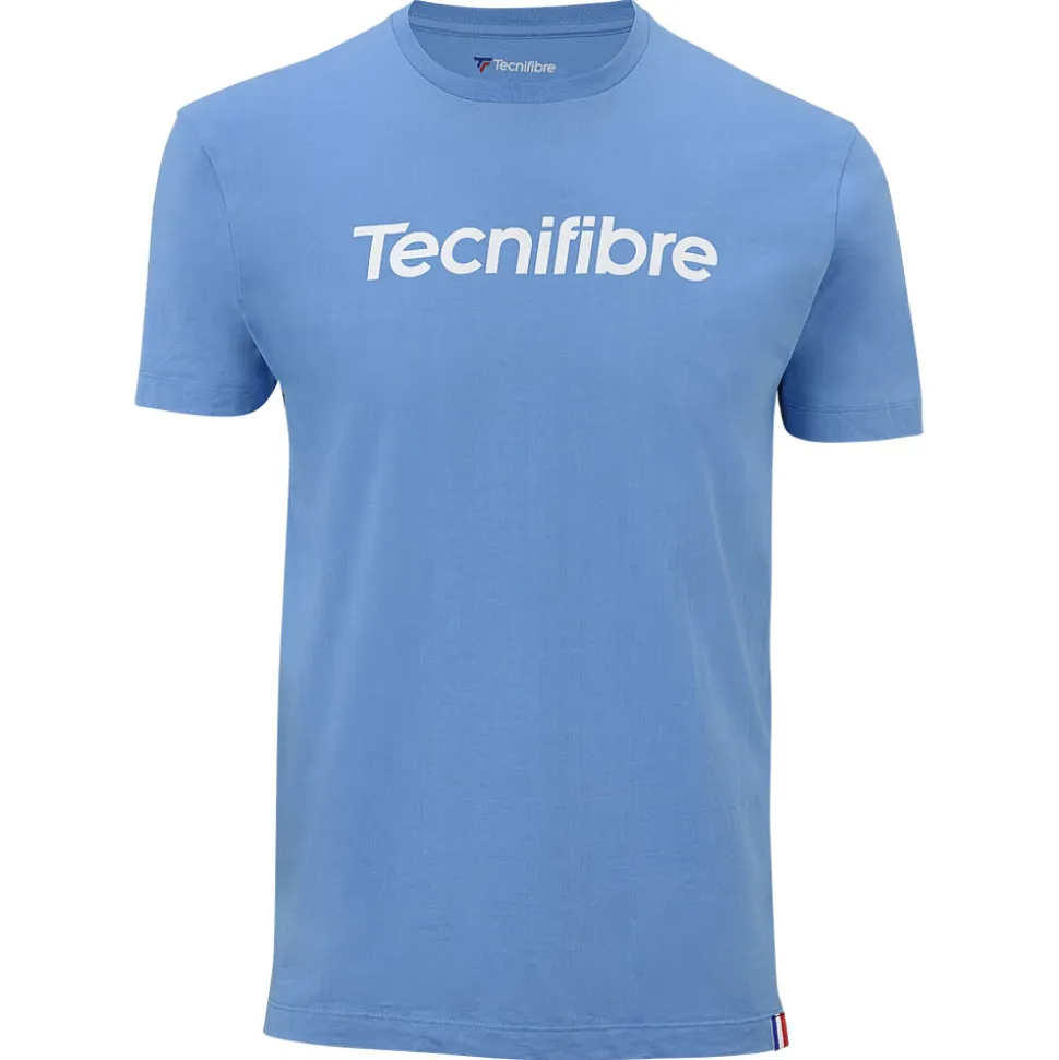 Tecnifibre TEAM COTTON TEE AZUR JUNIOR
