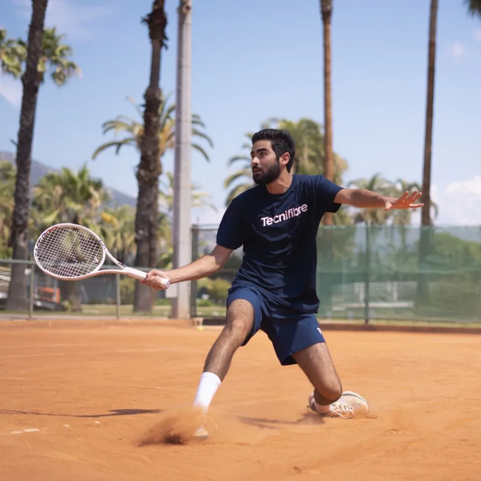 Homme Tecnifibre TEAM COTTON TEE MARINE