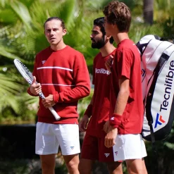 Homme Tecnifibre TEAM SWEATER CARDINAL