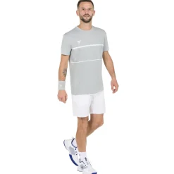 Homme Tecnifibre TEAM TECH TEE SILVER