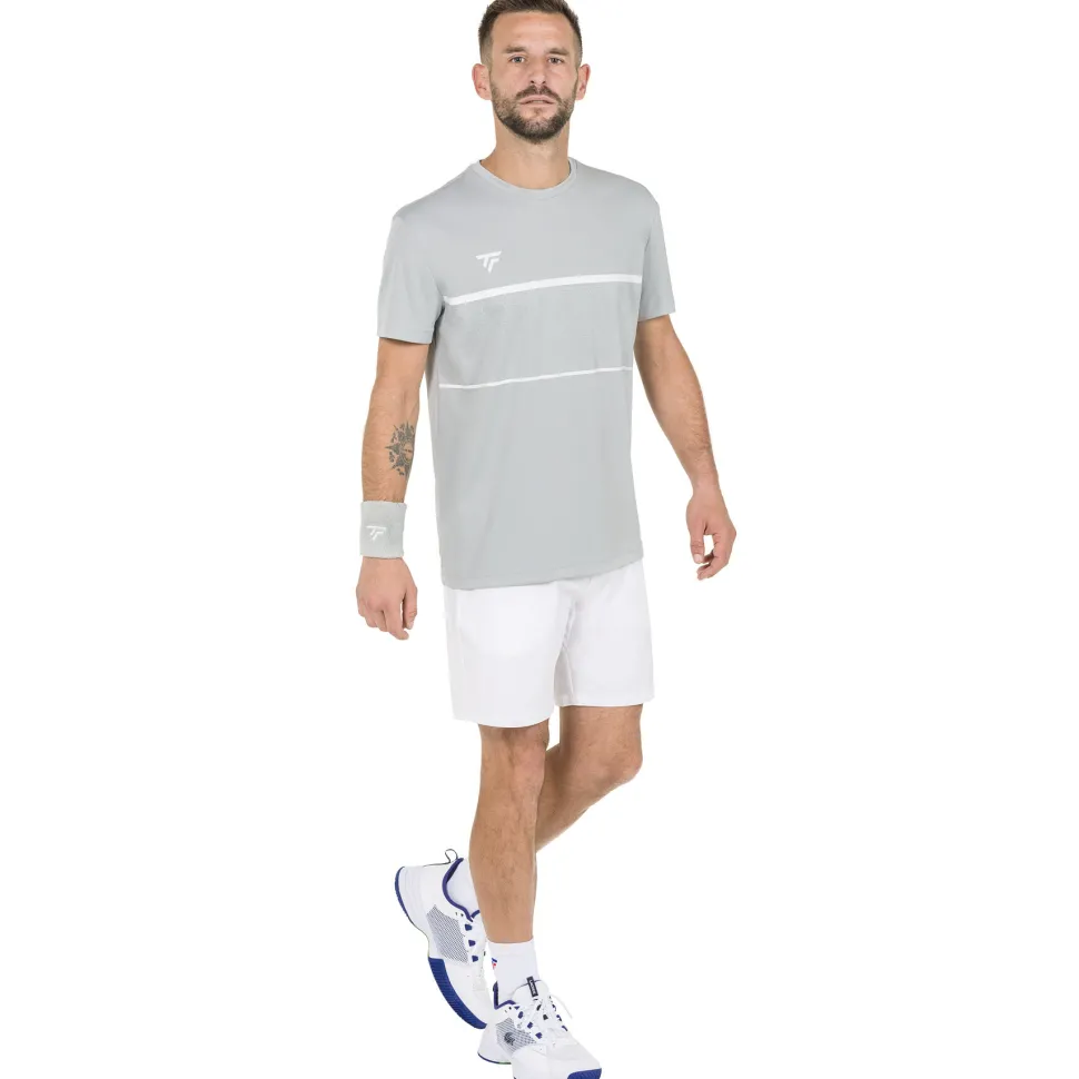 Homme Tecnifibre TEAM TECH TEE SILVER