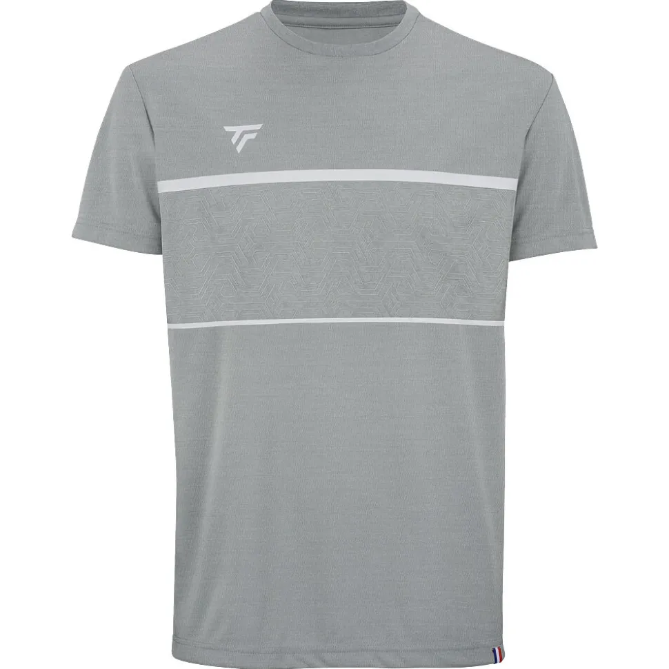 Homme Tecnifibre TEAM TECH TEE SILVER