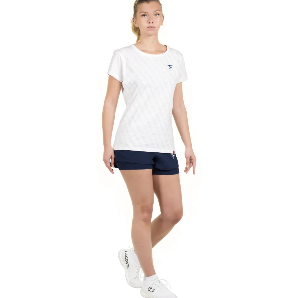 Femme Tecnifibre T-SHIRT FEMME GRAPHIC TEE STRETCH BLANC