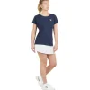 Femme Tecnifibre T-SHIRT FEMME GRAPHIC TEE STRETCH MARINE