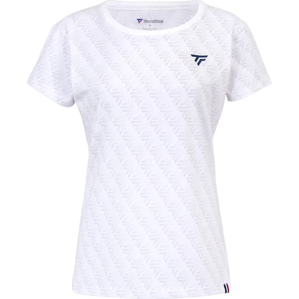 Femme Tecnifibre T-SHIRT FEMME GRAPHIC TEE STRETCH BLANC