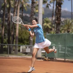 Femme Tecnifibre W. TEAM COTTON TEE AZUR