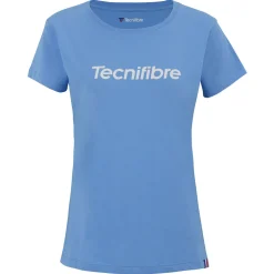 Tecnifibre W. TEAM COTTON TEE AZUR JUNIOR