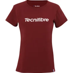 Femme Tecnifibre W. TEAM COTTON TEE CARDINAL