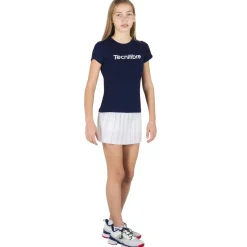 Tecnifibre W. TEAM COTTON TEE MARINE JUNIOR