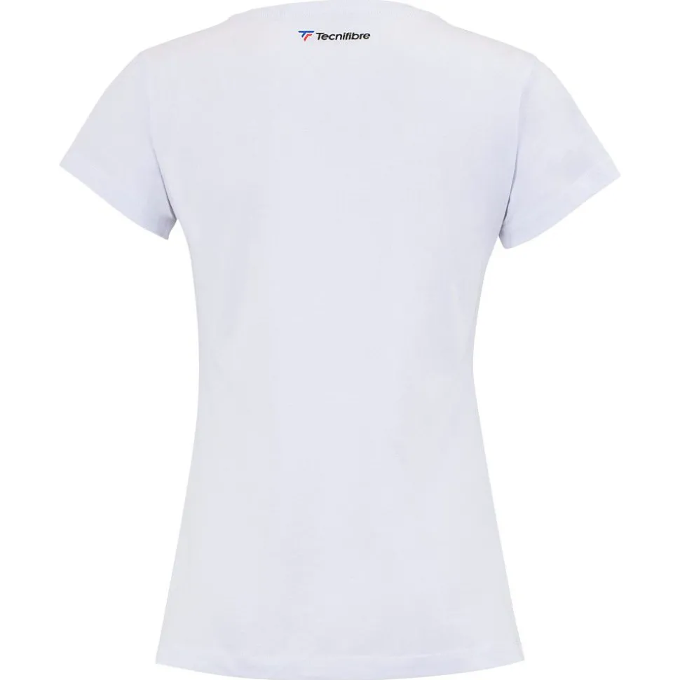 Tecnifibre W. TEAM COTTON TEE WHITE JUNIOR