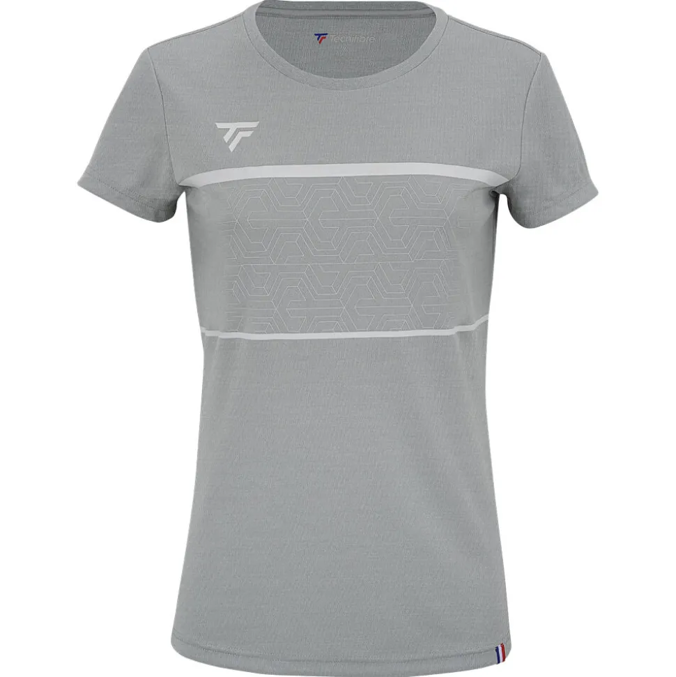 Tecnifibre W. TEAM TECH TEE SILVER JUNIOR