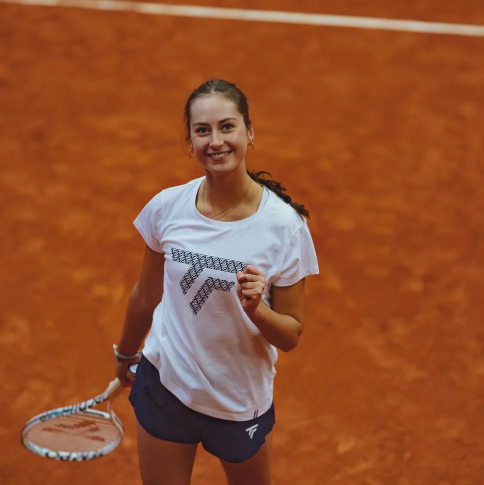 Femme Tecnifibre W. TRAINING TEE WHITE